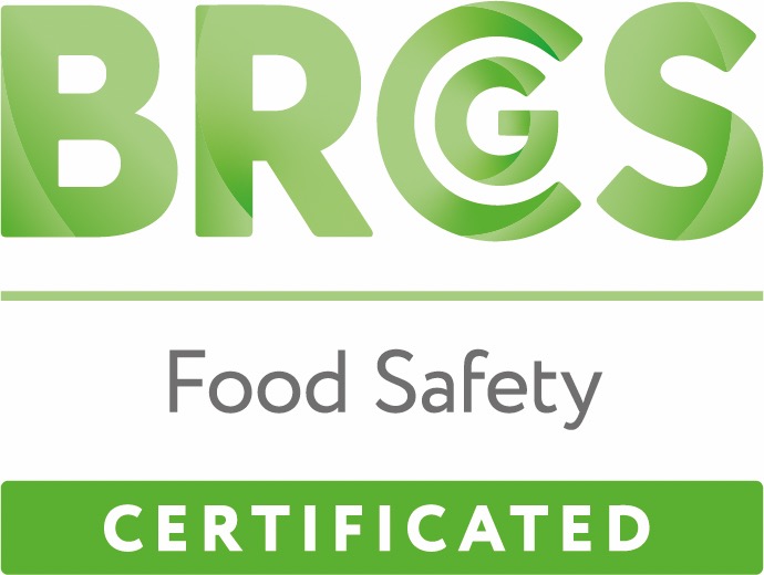 Certified as company compliant with BRC Issue 6 Global Standard for Food Safety by Lloyd’s Register Quality Assurance (LRQA)